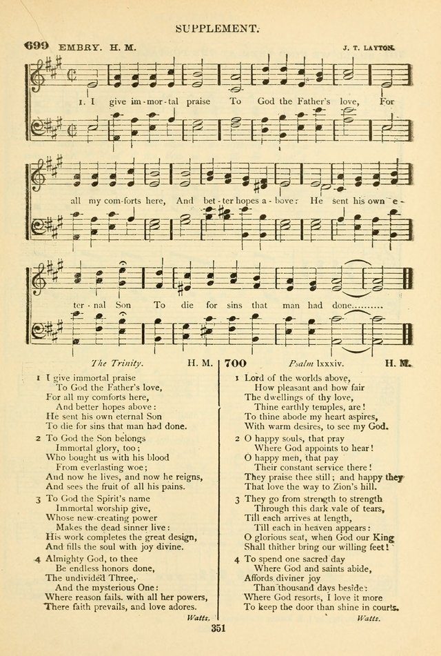 The African Methodist Episcopal Hymn and Tune Book: adapted to the doctrines and usages of the church (6th ed.) page 351