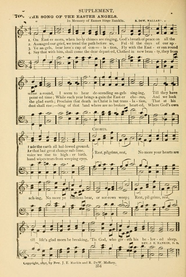 The African Methodist Episcopal Hymn and Tune Book: adapted to the doctrines and usages of the church (6th ed.) page 354