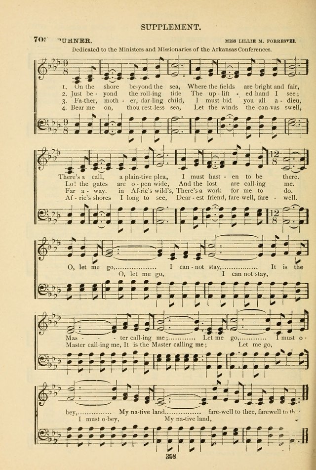 The African Methodist Episcopal Hymn and Tune Book: adapted to the doctrines and usages of the church (6th ed.) page 358