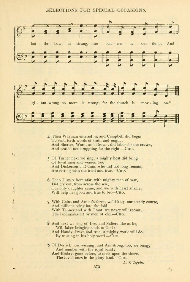 The African Methodist Episcopal Hymn and Tune Book: adapted to the doctrines and usages of the church (6th ed.) page 373