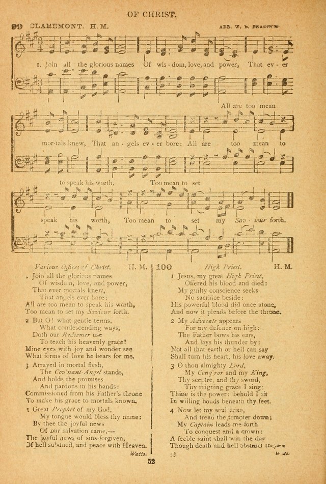 The African Methodist Episcopal Hymn and Tune Book: adapted to the doctrines and usages of the church (6th ed.) page 52