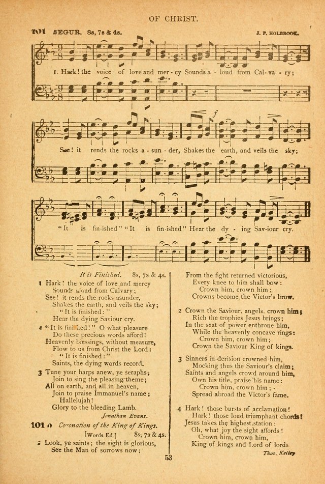 The African Methodist Episcopal Hymn and Tune Book: adapted to the doctrines and usages of the church (6th ed.) page 53