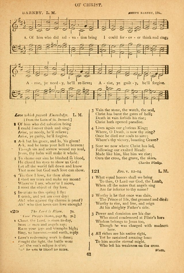 The African Methodist Episcopal Hymn and Tune Book: adapted to the doctrines and usages of the church (6th ed.) page 63