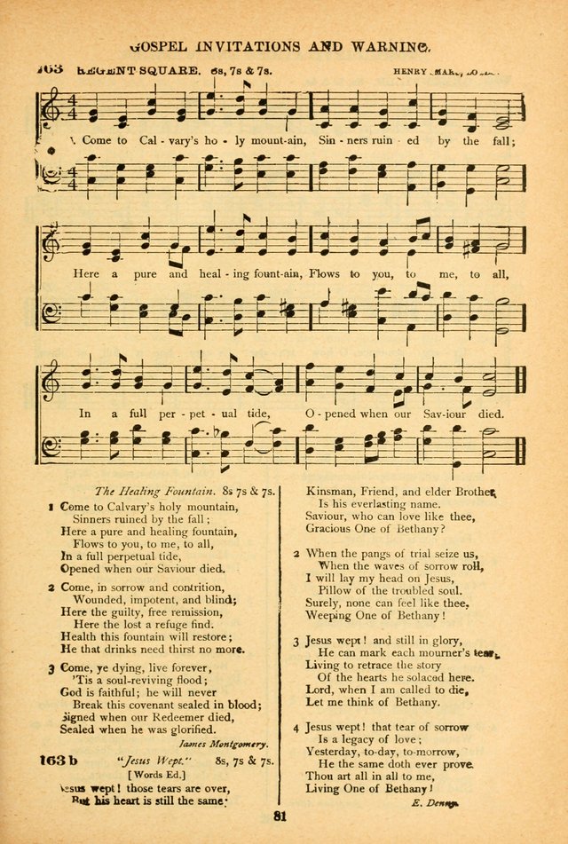 The African Methodist Episcopal Hymn and Tune Book: adapted to the doctrines and usages of the church (6th ed.) page 81