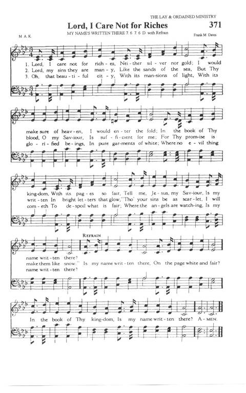 The A.M.E. Zion Hymnal: official hymnal of the African Methodist Episcopal Zion Church page 330