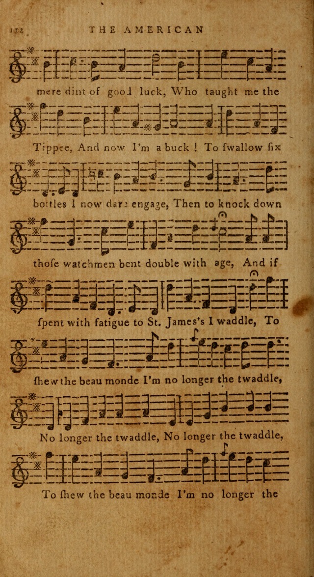 The American Musical Miscellany: a collection of the newest and most approved songs, set to music page 100