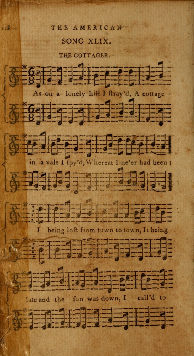 The American Musical Miscellany: a collection of the newest and most approved songs, set to music page 116