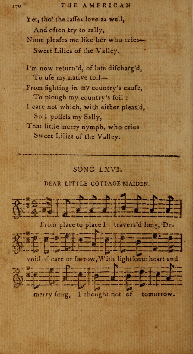 The American Musical Miscellany: a collection of the newest and most approved songs, set to music page 156