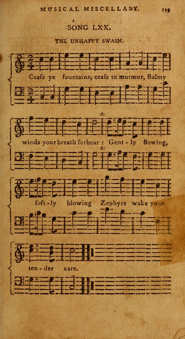 The American Musical Miscellany: a collection of the newest and most approved songs, set to music page 165