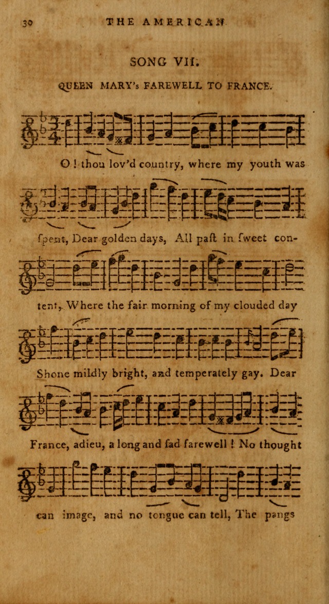 The American Musical Miscellany: a collection of the newest and most approved songs, set to music page 18