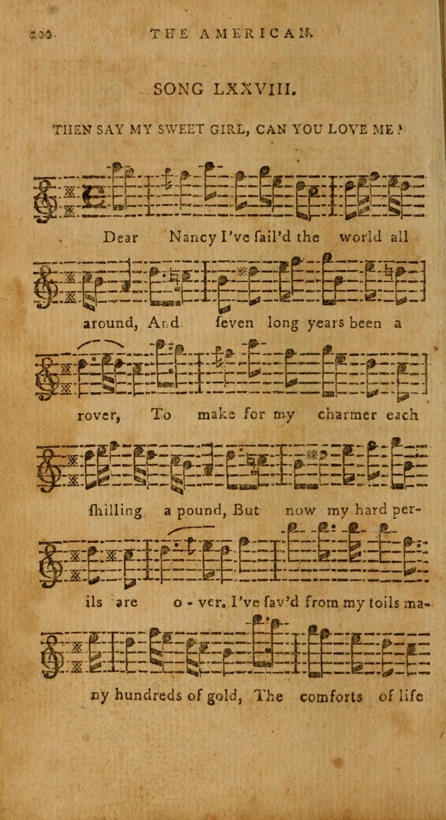 The American Musical Miscellany: a collection of the newest and most approved songs, set to music page 186