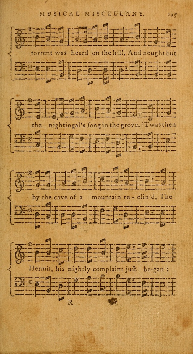 The American Musical Miscellany: a collection of the newest and most approved songs, set to music page 191