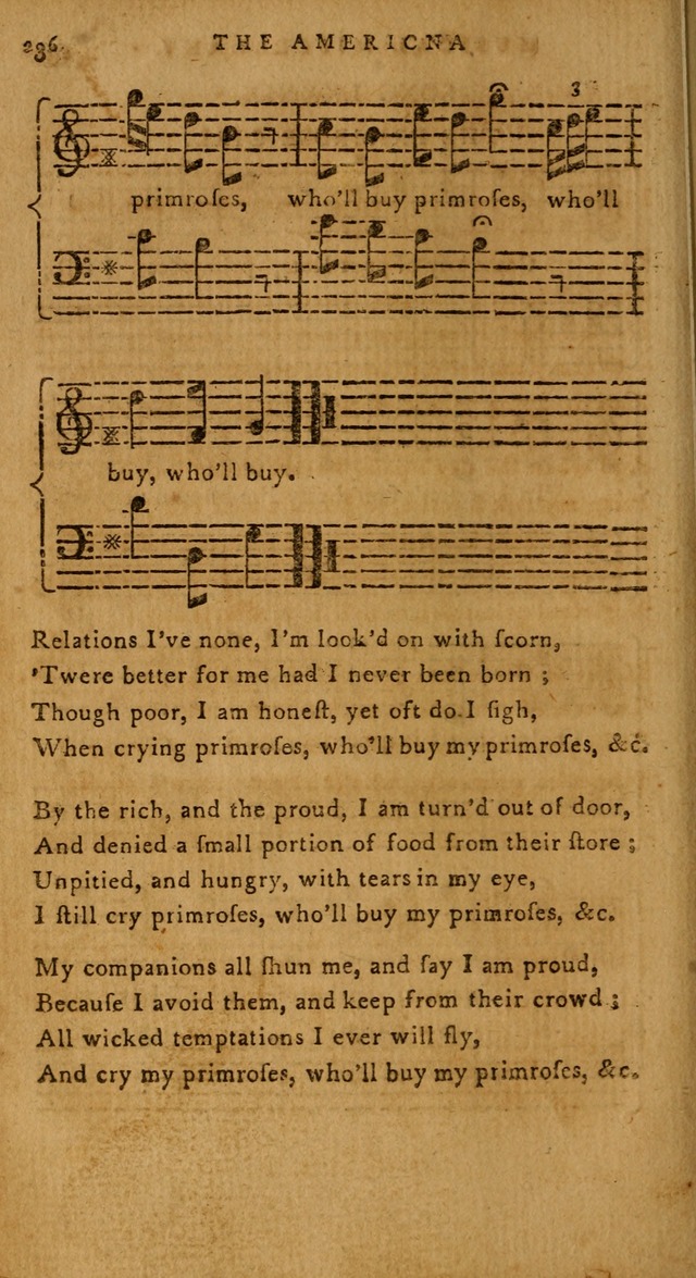 The American Musical Miscellany: a collection of the newest and most approved songs, set to music page 222