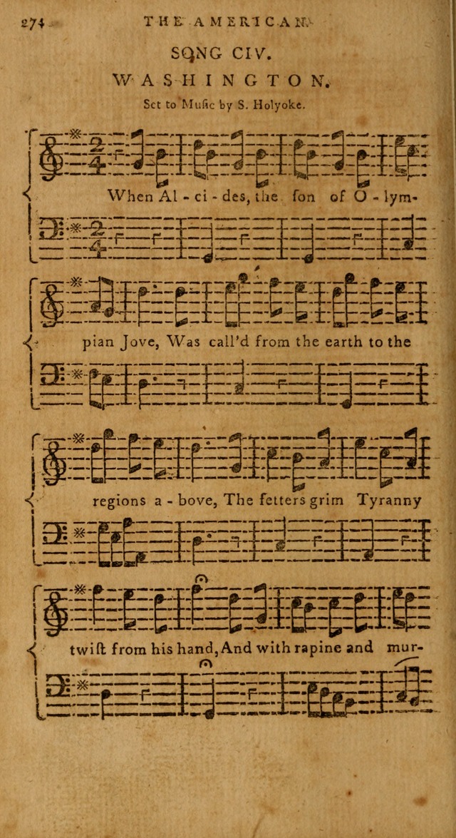 The American Musical Miscellany: a collection of the newest and most approved songs, set to music page 260