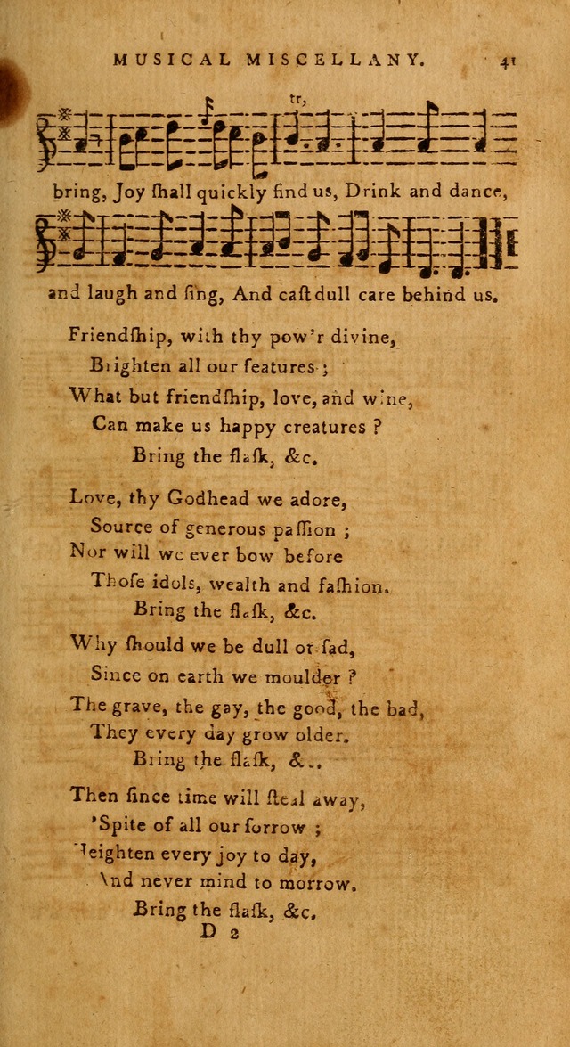 The American Musical Miscellany: a collection of the newest and most approved songs, set to music page 29