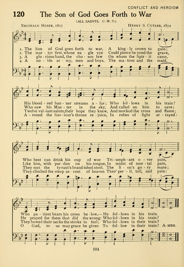 The Army and Navy Hymnal page 104