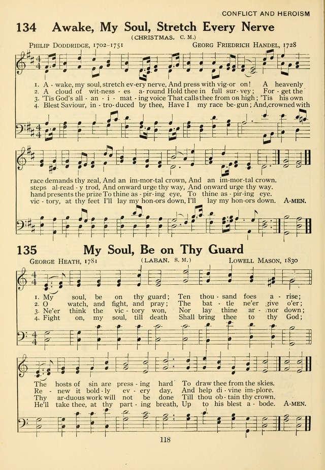 The Army and Navy Hymnal page 118