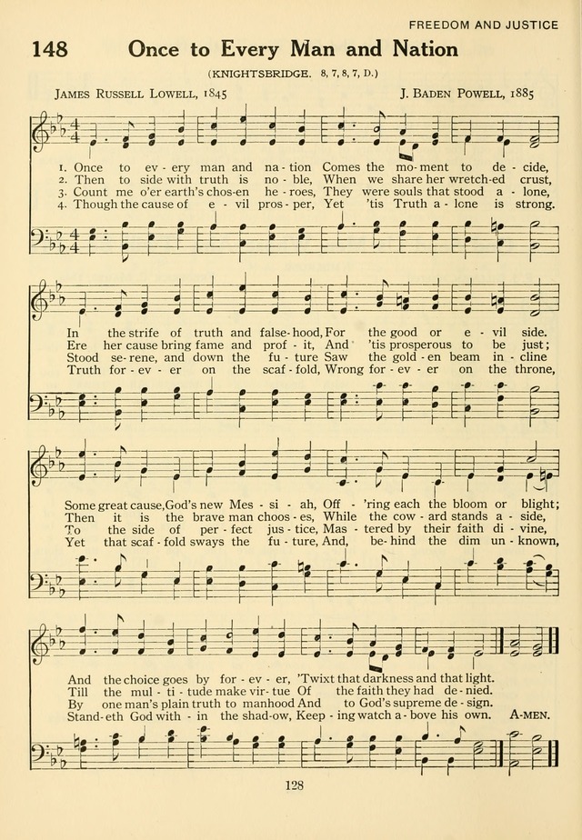 The Army and Navy Hymnal page 128