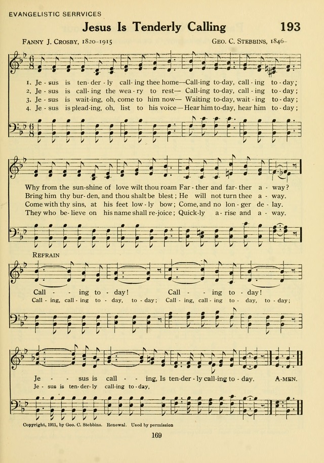 The Army and Navy Hymnal page 169