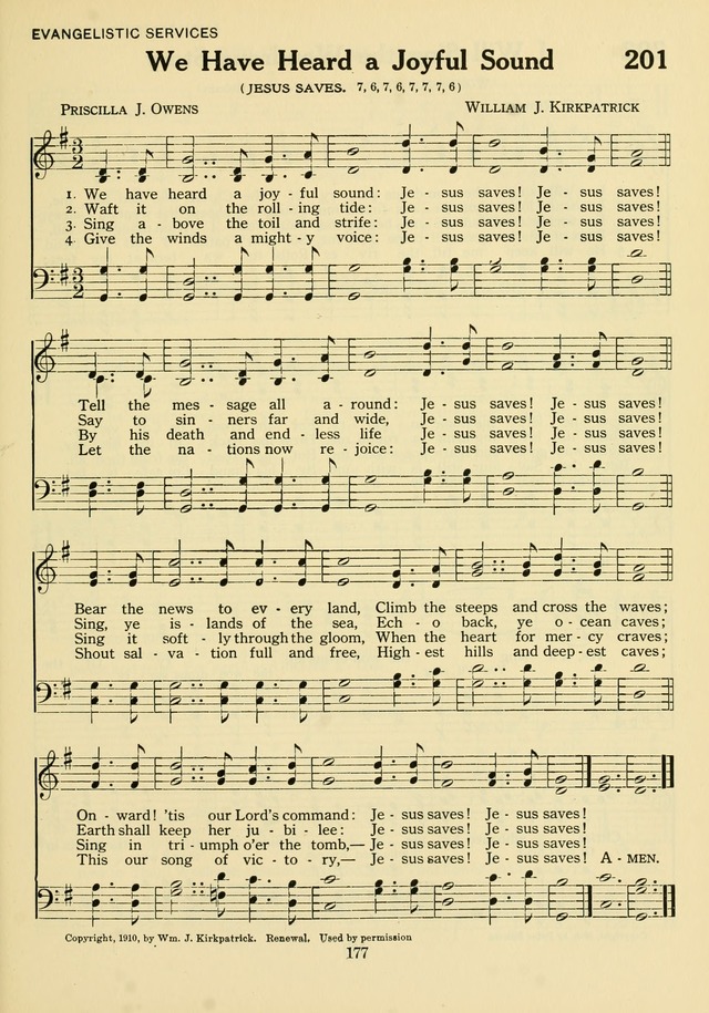 The Army and Navy Hymnal page 177