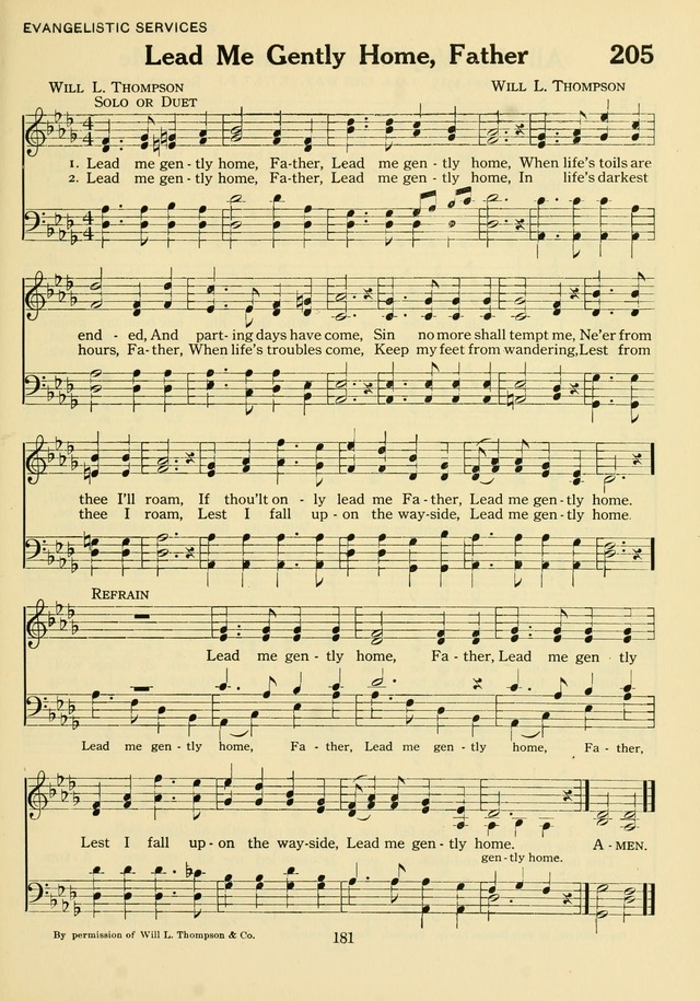 The Army and Navy Hymnal page 181