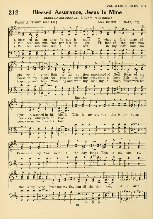 The Army and Navy Hymnal page 188