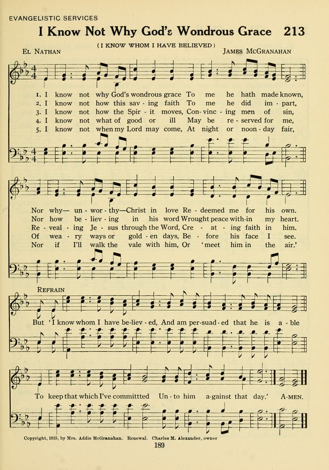 The Army and Navy Hymnal page 189