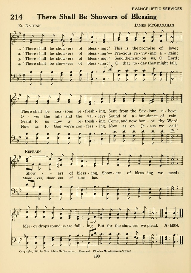 The Army and Navy Hymnal page 190