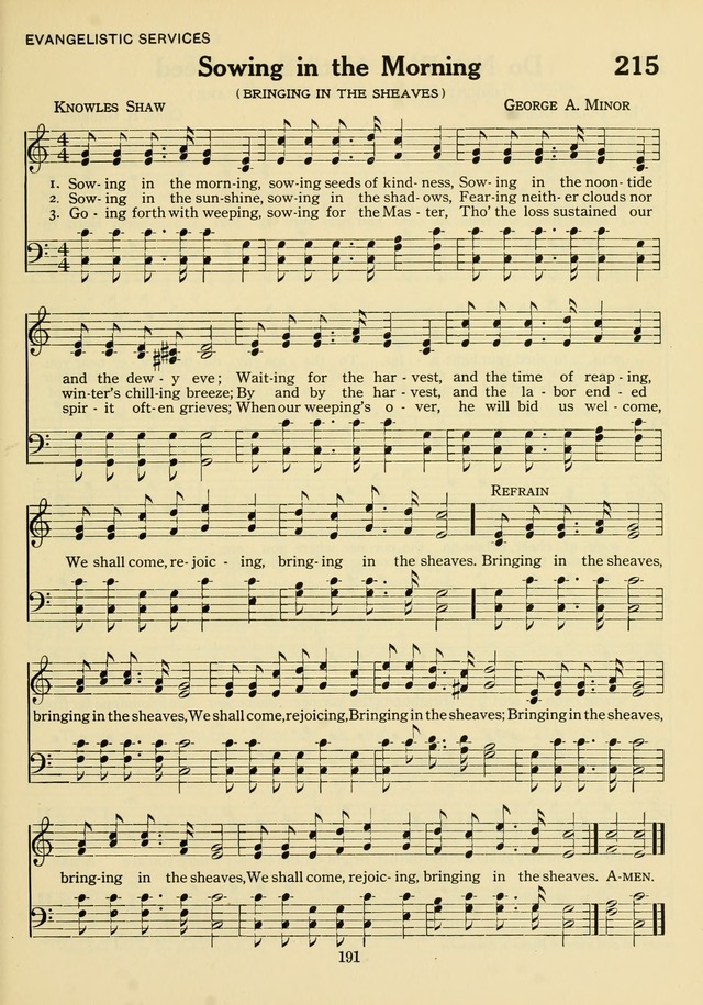 The Army and Navy Hymnal page 191