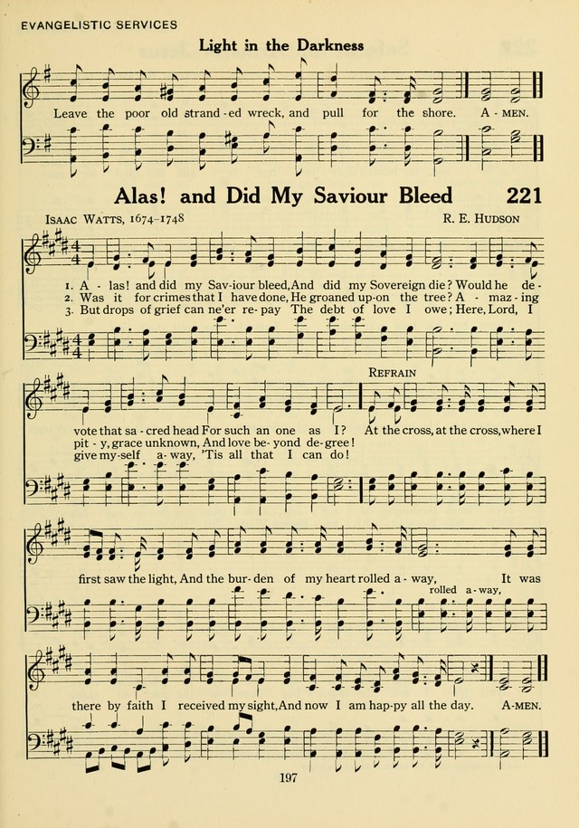 The Army and Navy Hymnal page 197