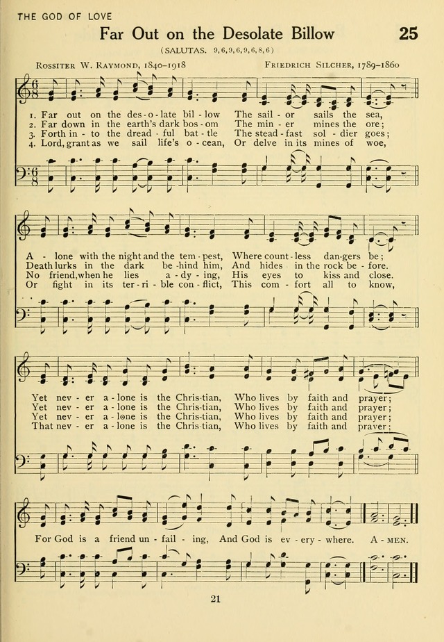 The Army and Navy Hymnal page 21