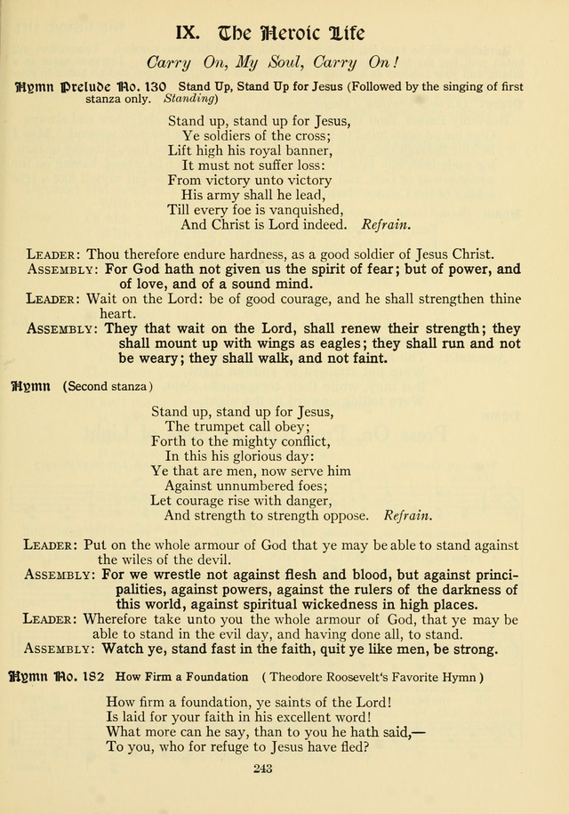 The Army and Navy Hymnal page 243