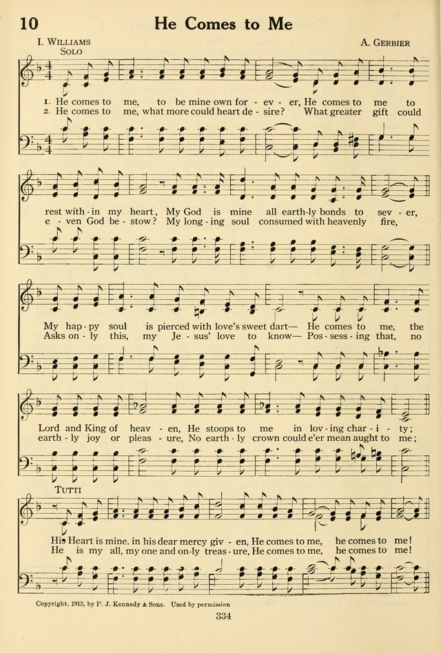 The Army and Navy Hymnal page 334