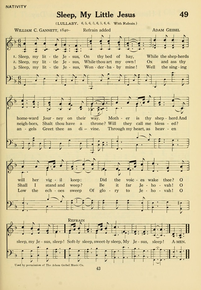 The Army and Navy Hymnal page 43