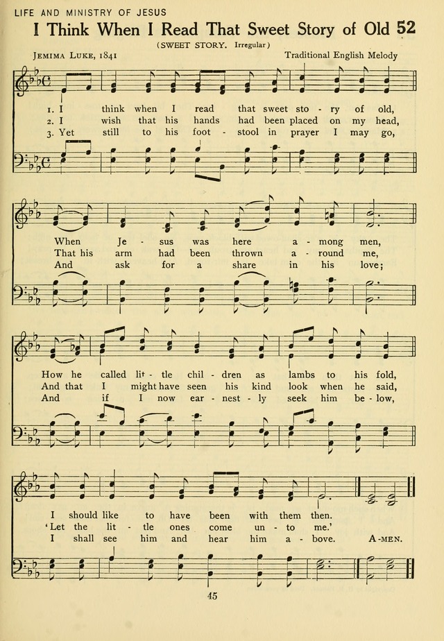 The Army and Navy Hymnal page 45