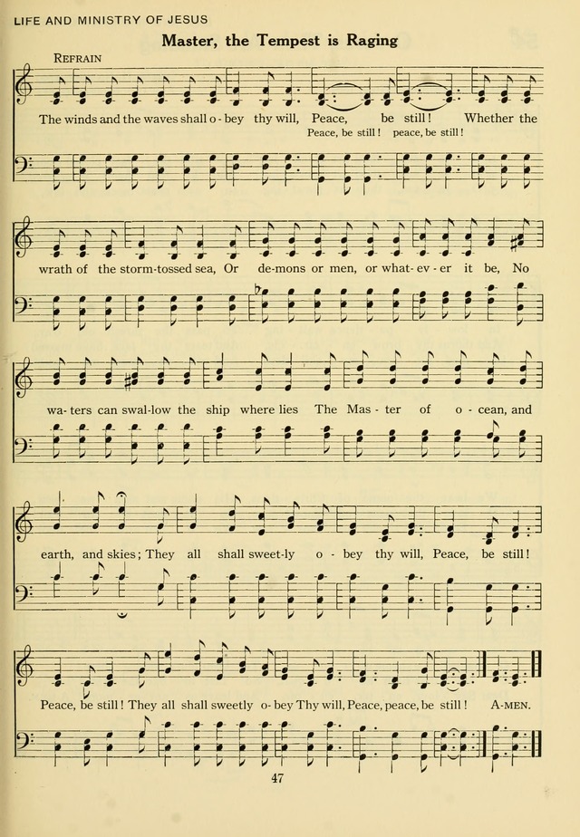 The Army and Navy Hymnal page 47