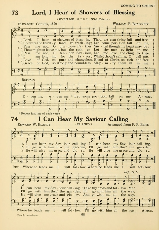 The Army and Navy Hymnal page 66