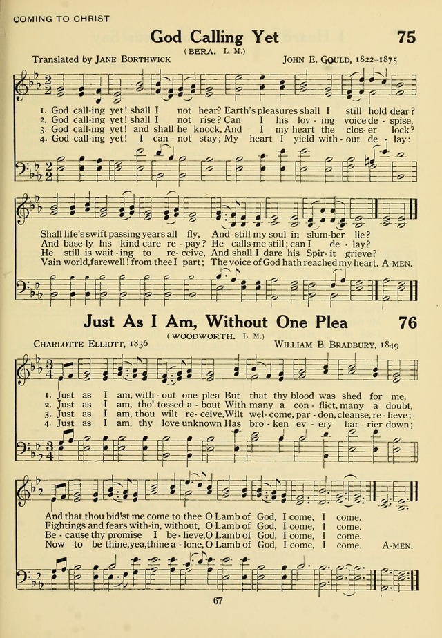 The Army and Navy Hymnal page 67