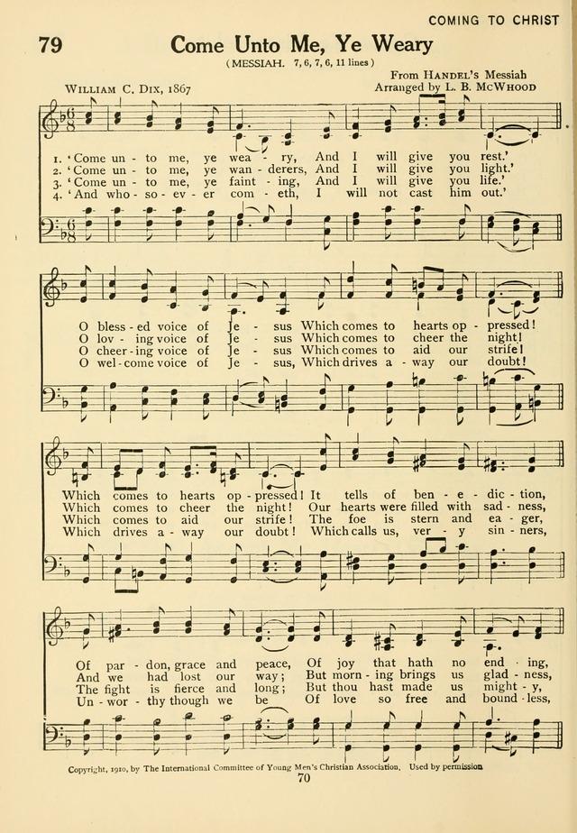 The Army and Navy Hymnal page 70