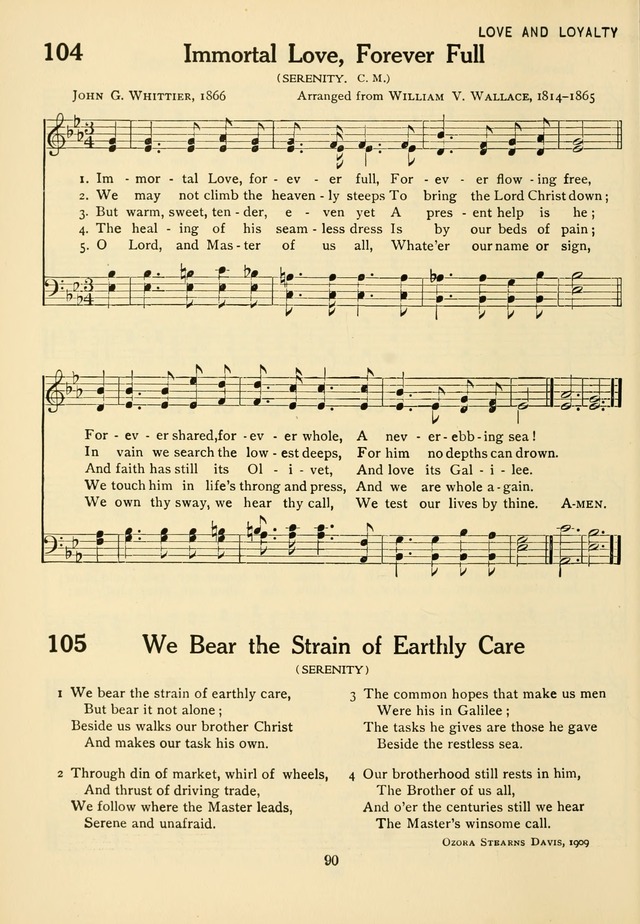 The Army and Navy Hymnal page 90