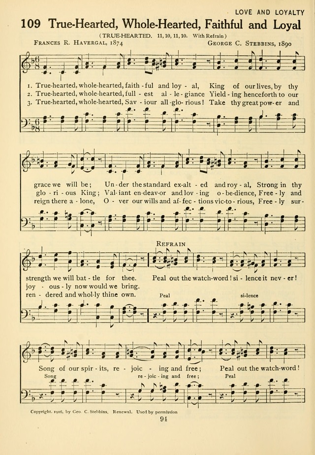 The Army and Navy Hymnal page 94