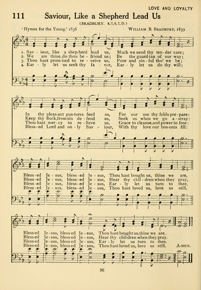 The Army and Navy Hymnal page 96