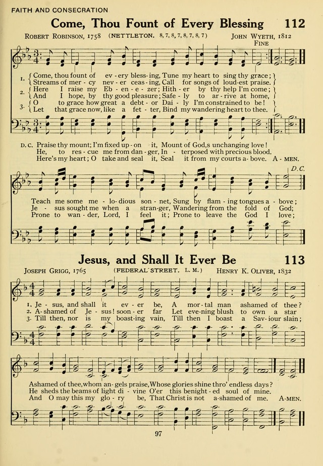 The Army and Navy Hymnal page 97