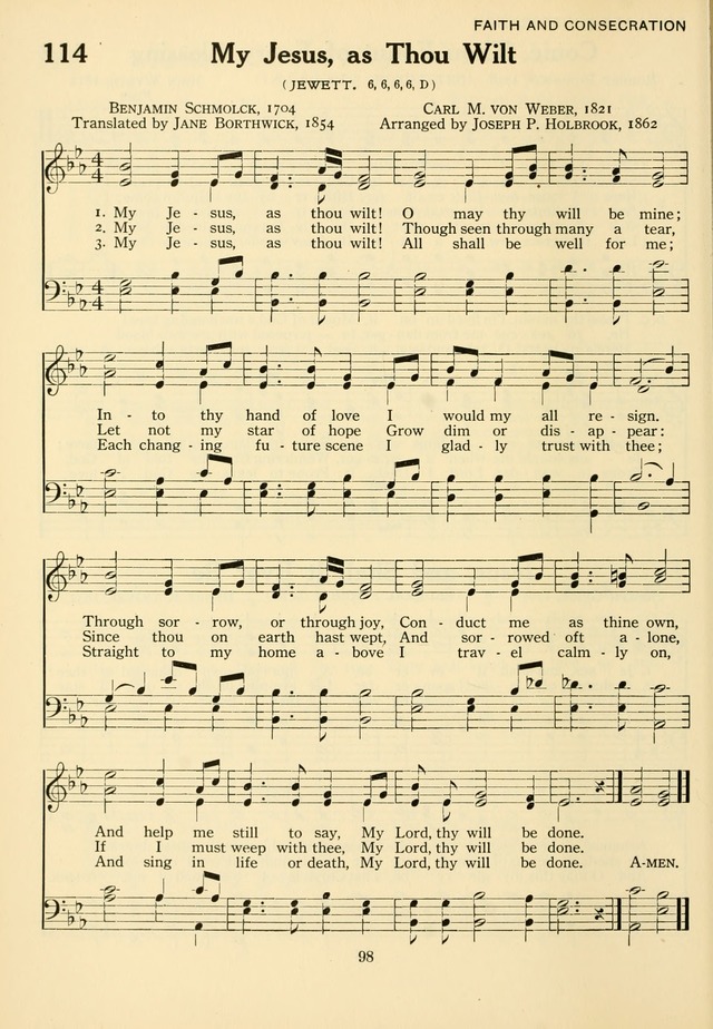 The Army and Navy Hymnal page 98