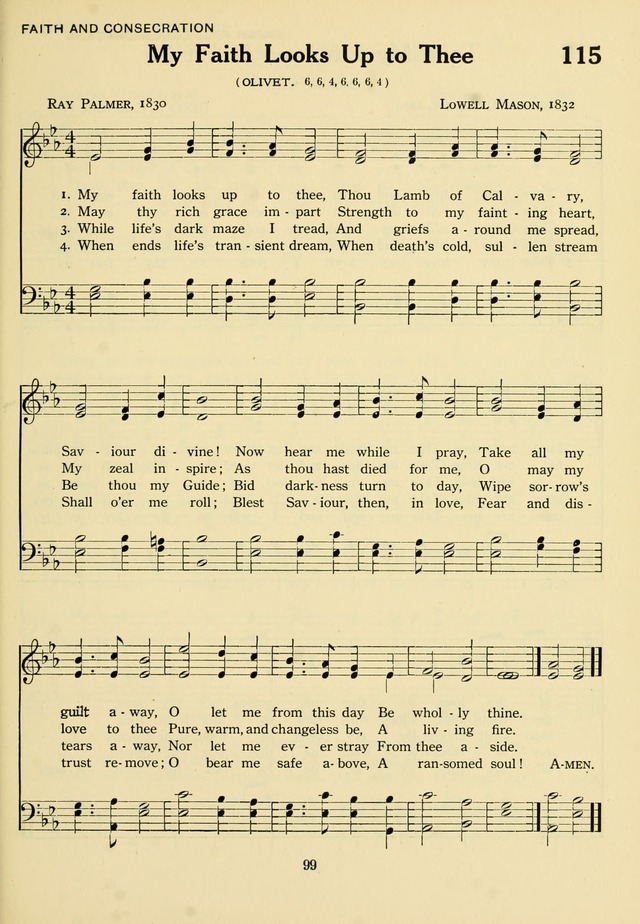 The Army and Navy Hymnal page 99