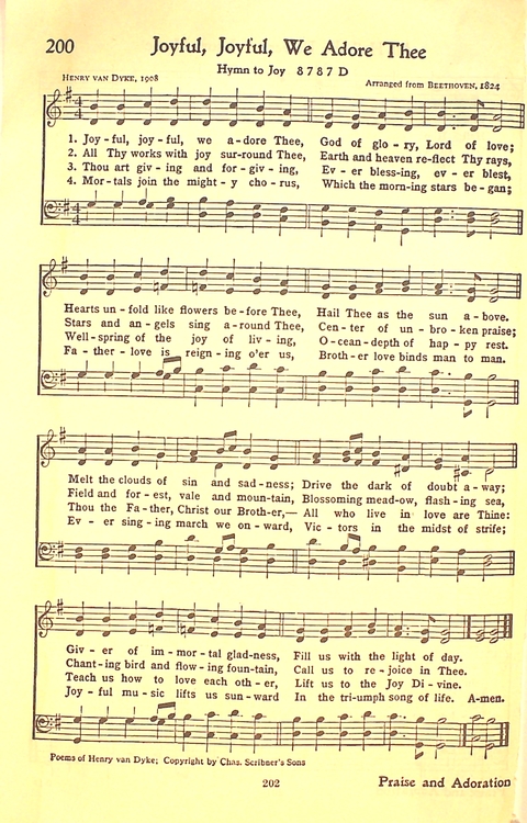 The Hymnal: Army and Navy page 203