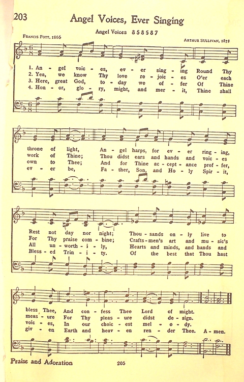 The Hymnal: Army and Navy page 206