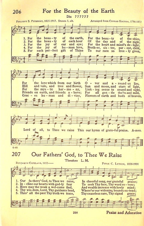 The Hymnal: Army and Navy page 209