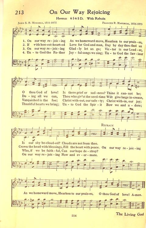 The Hymnal: Army and Navy page 215