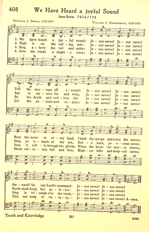 The Hymnal: Army and Navy page 385